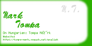 mark tompa business card